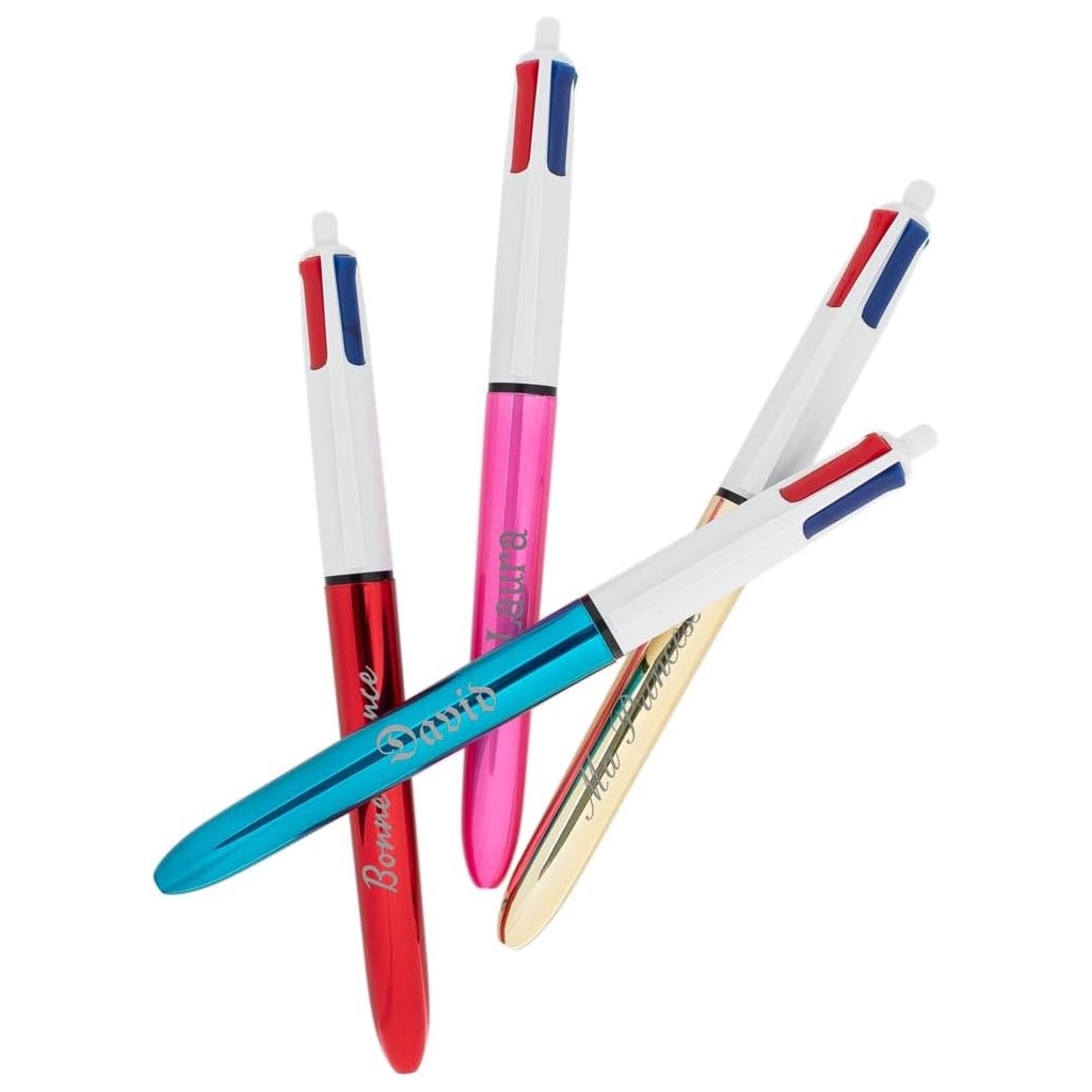 Stylo 4 couleurs personnalisé