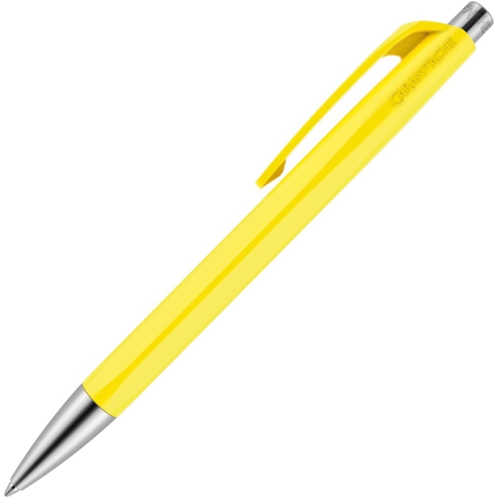 Stylo Bille Jaune Caran D'ache Édition Limitée