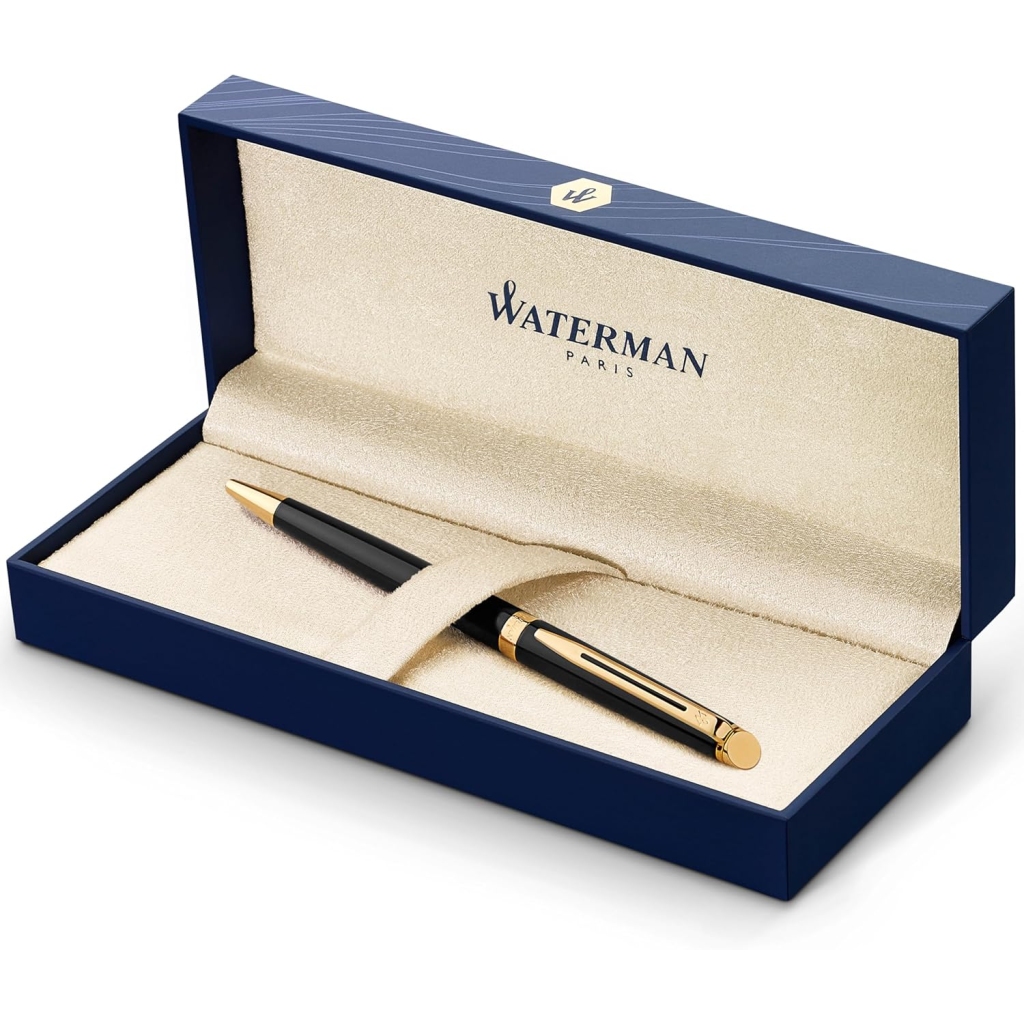 Stylo Bille Luxe Waterman Hémisphère Noir & Or 23K