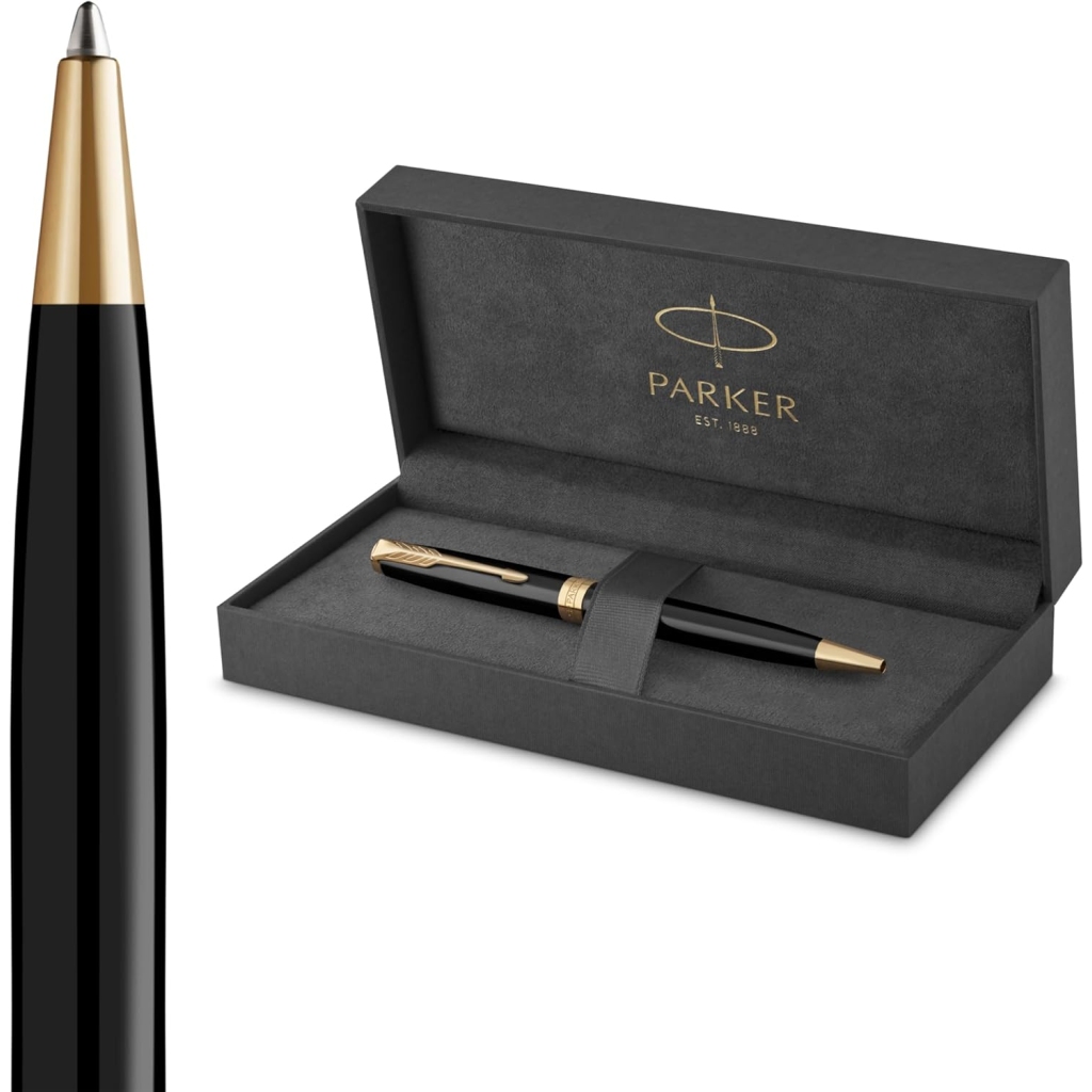 <p><strong>Stylo Bille Parker Sonnet Luxe Noir</strong></p>