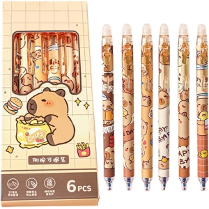 Stylo Capybara Effaçable 0,5 mm – 12 Pièces