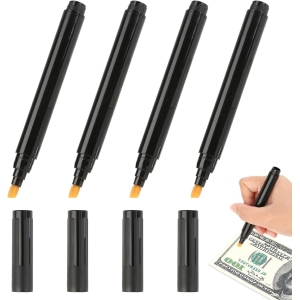 Stylo Détecteur de Faux Billets 4 Pièces