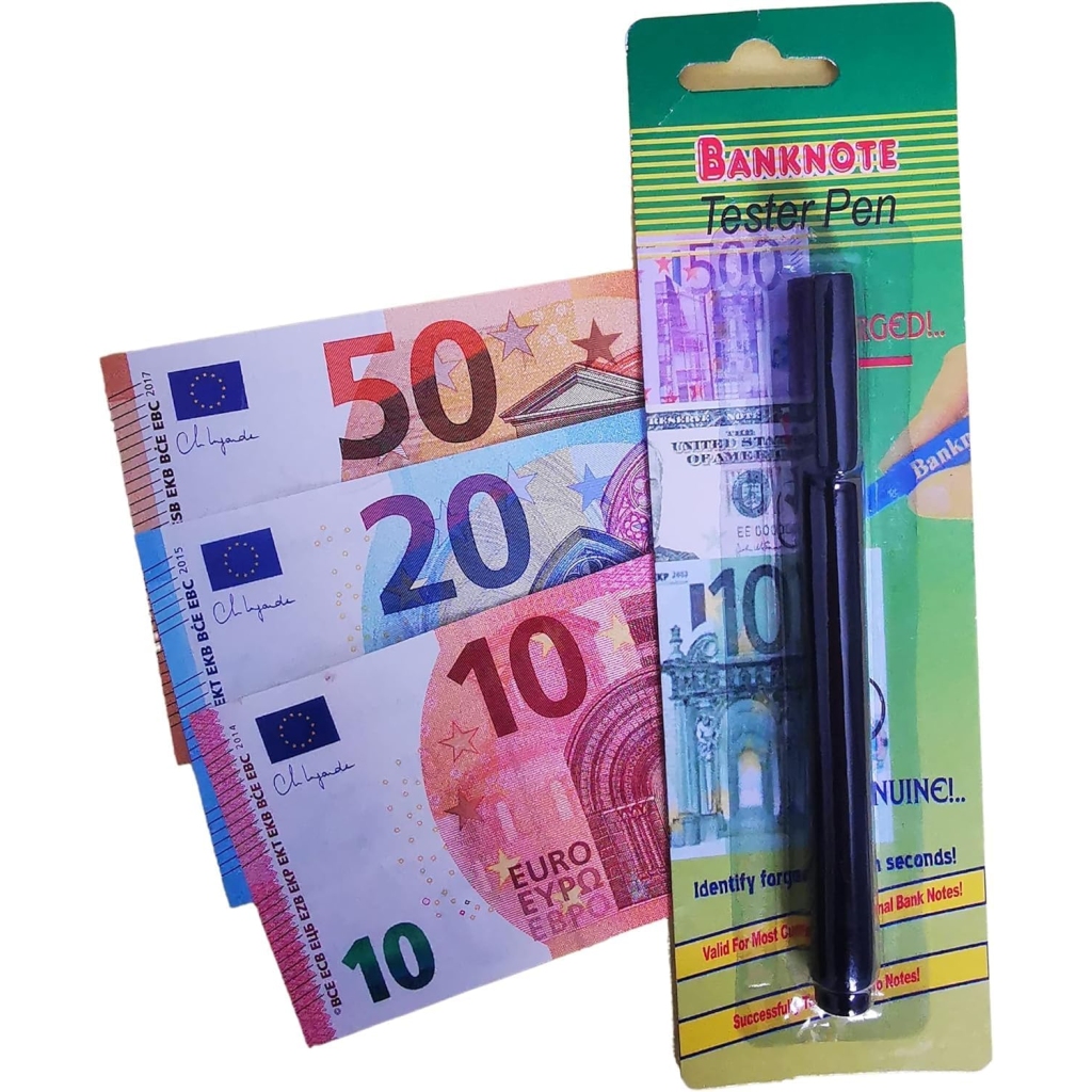 Stylo Détecteur de Faux Billets Euros