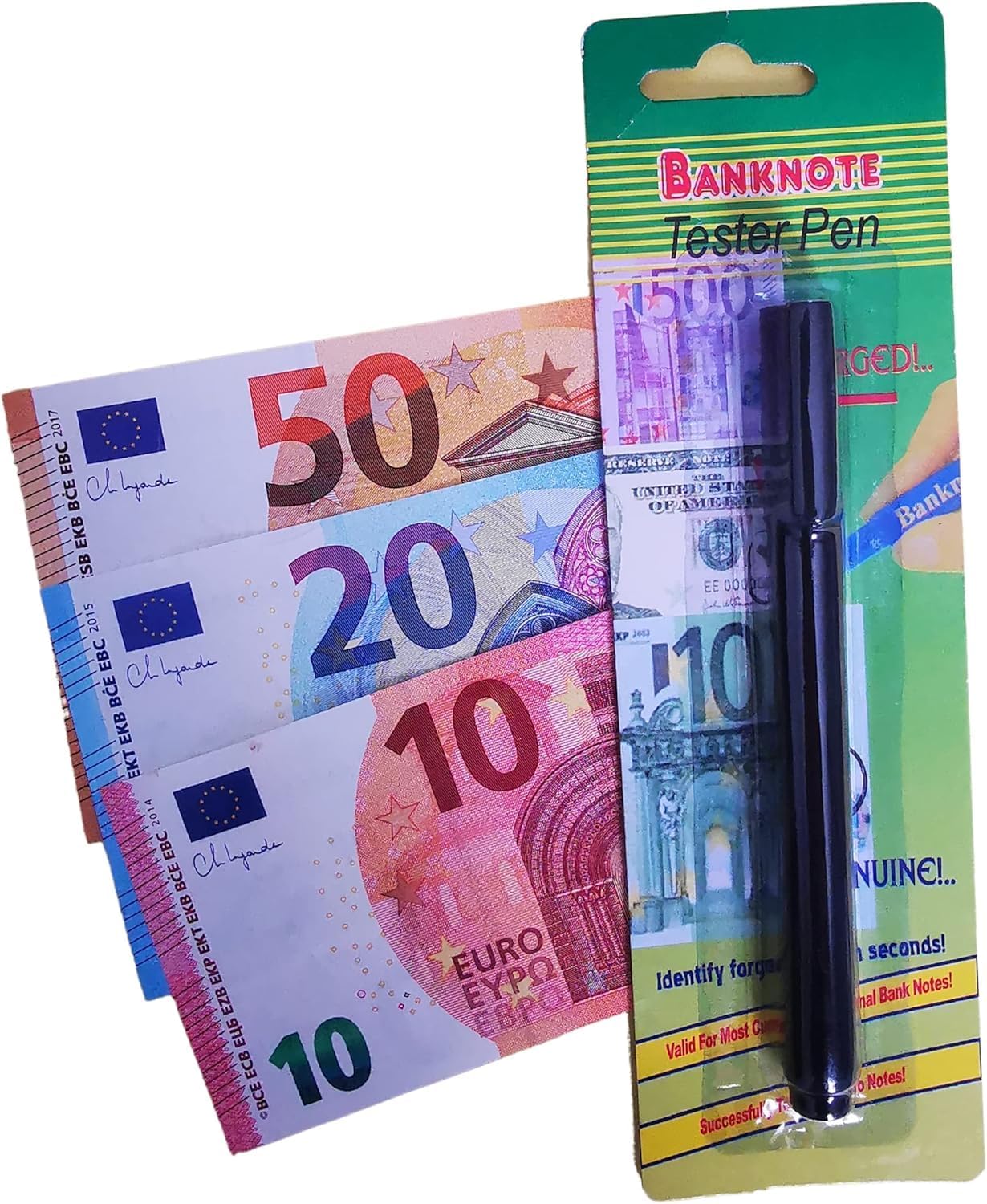 Stylo Détecteur de Faux Billets Euros