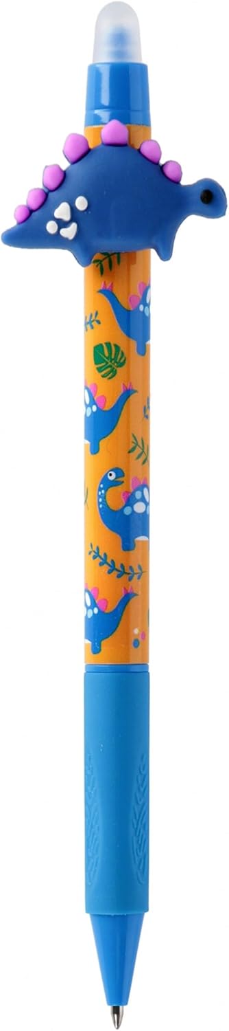 Stylo Dinosaure Effaçable 0,7 mm - Encre Bleue