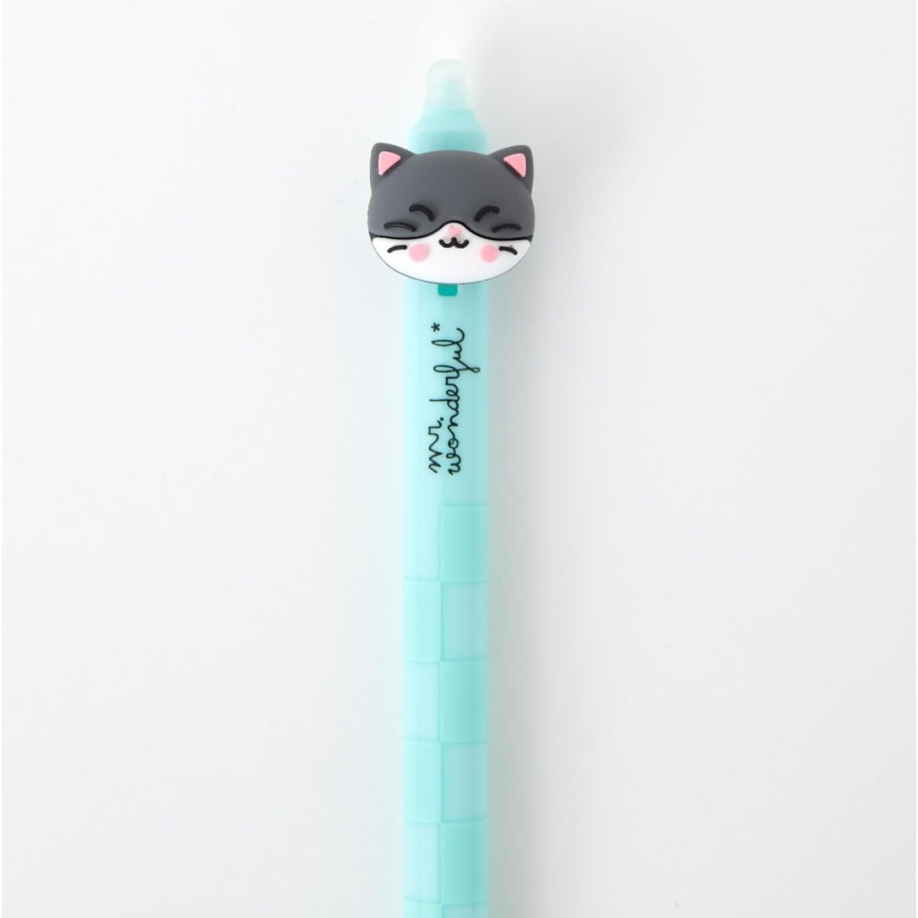 Stylo Effaçable Bo-Bo Cat - Encre Bleue