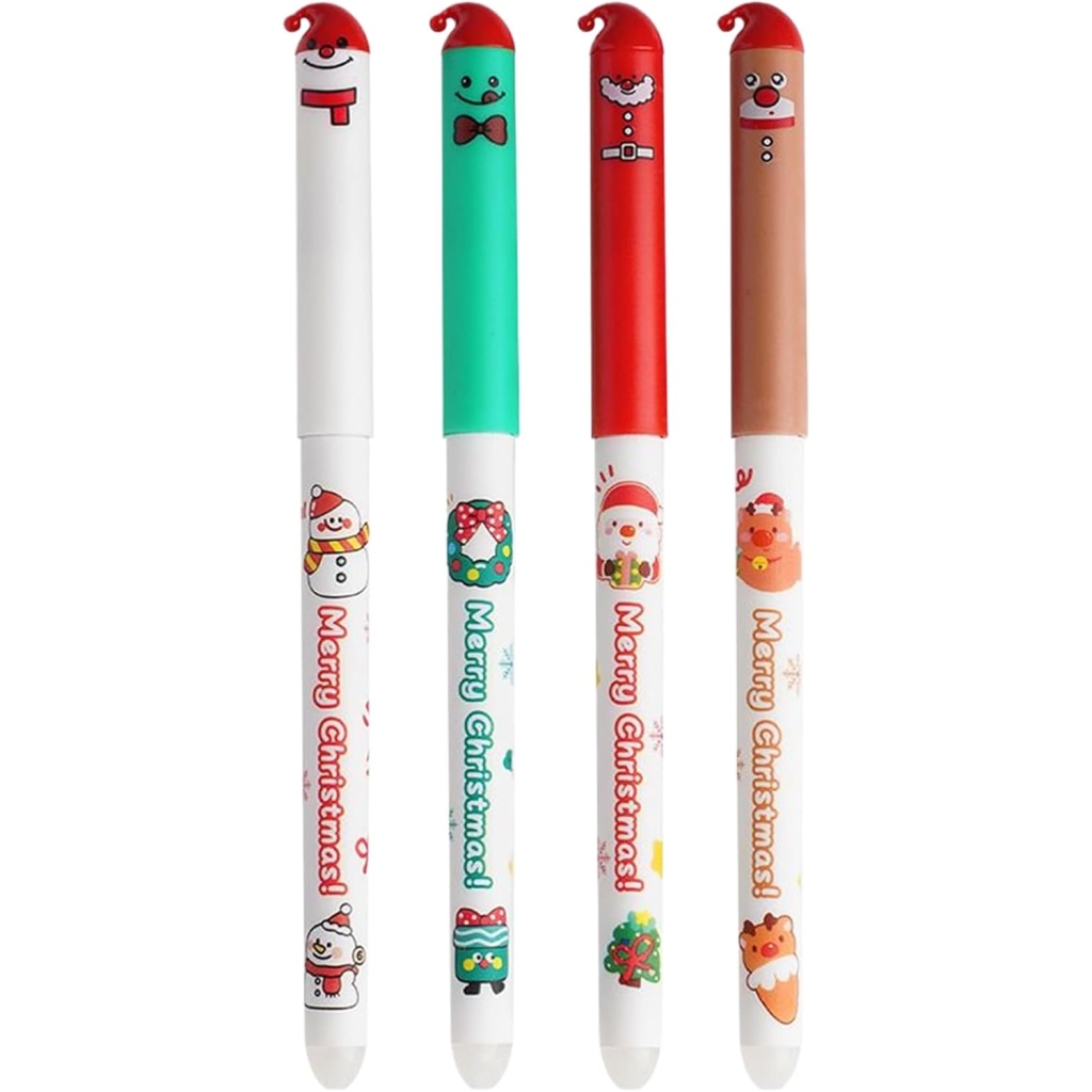 Stylo Effaçable Noël 2025 - Pack de 4