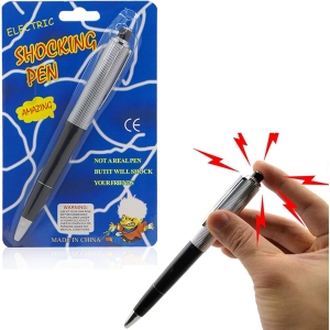 Stylo Électrique Prank WYFCR – Blague Fun Noir