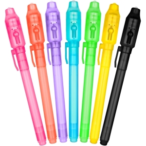 Stylo Encre Invisible OFFCUP - 7 Stylos Magiques UV
