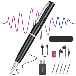 Stylo Enregistreur 64 Go HD, Audio Clair