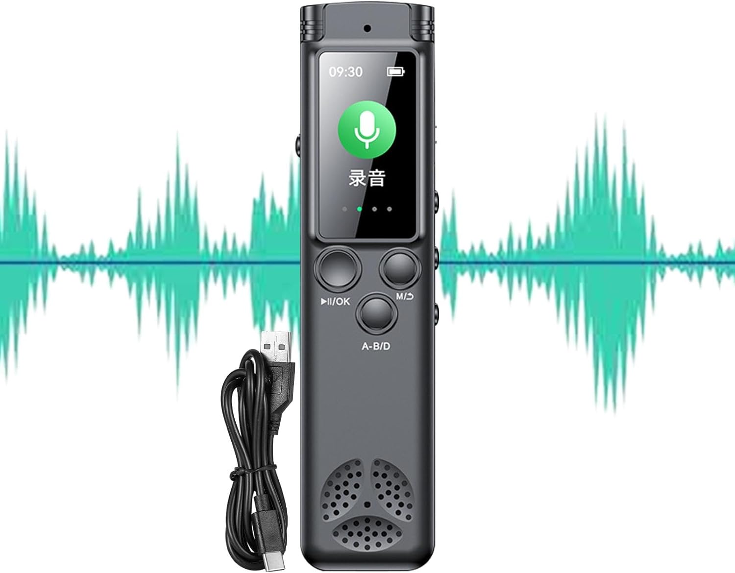 Stylo Enregistreur Numérique HD – Réduction Bruit, Doppel Microphones