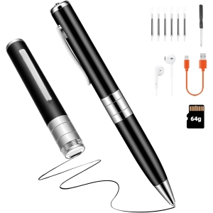 Stylo Enregistreur Vocal 64 Go - Invisible et Automatique