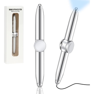 Stylo Fidget LED Inscriptible – 2 PCS