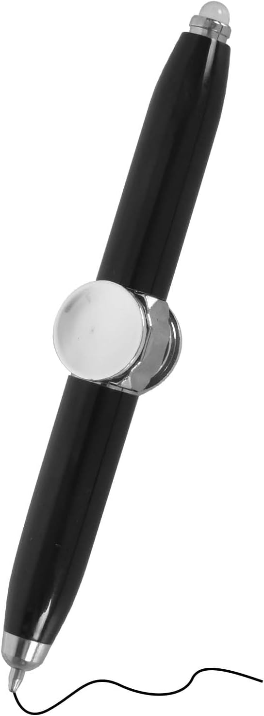 Stylo Fidget Rotatif Métal avec LED