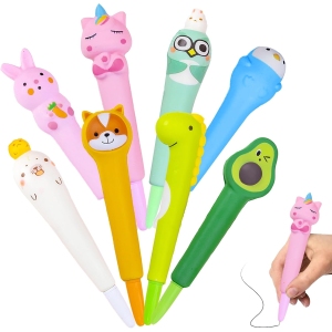 Stylo Gel Anti-Stress 8 Pièces Adorables