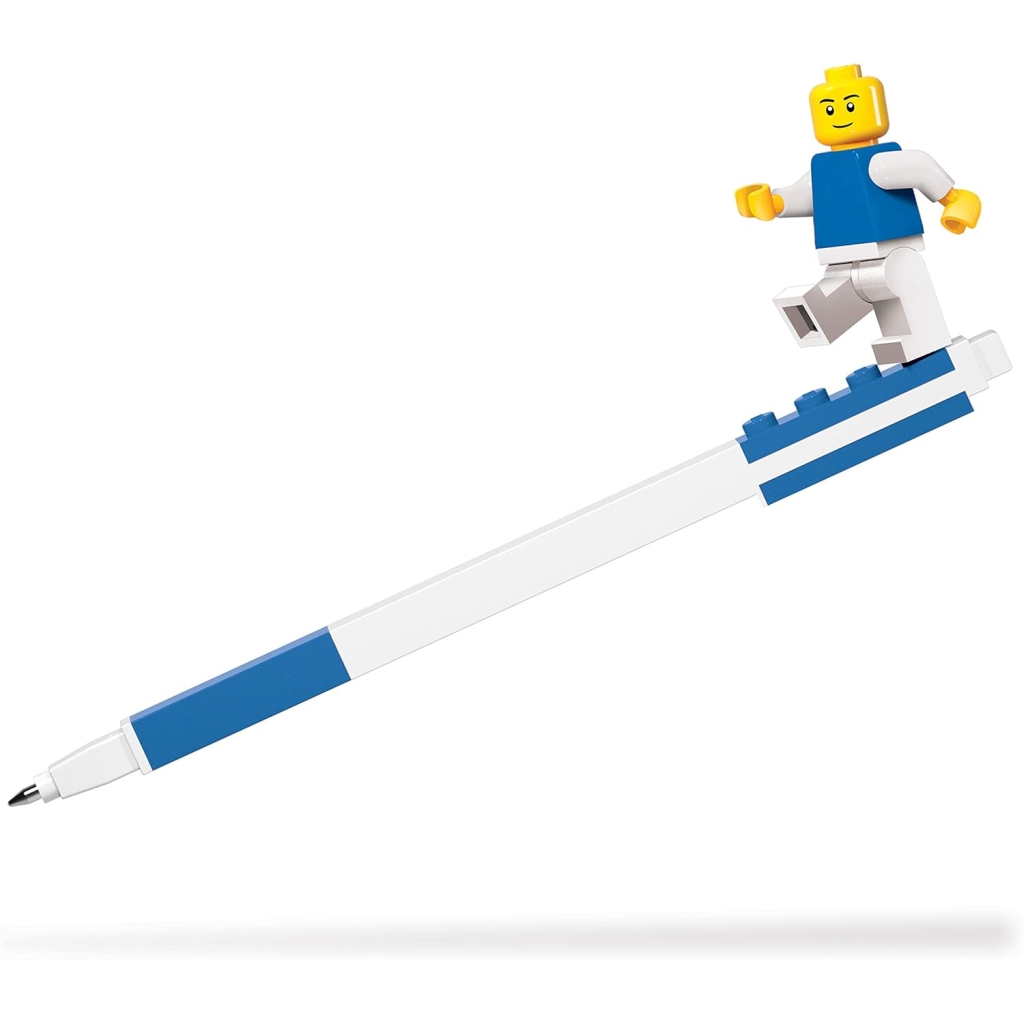Stylo Gel Bleu + Minifigure LEGO Multicolore IQHK
