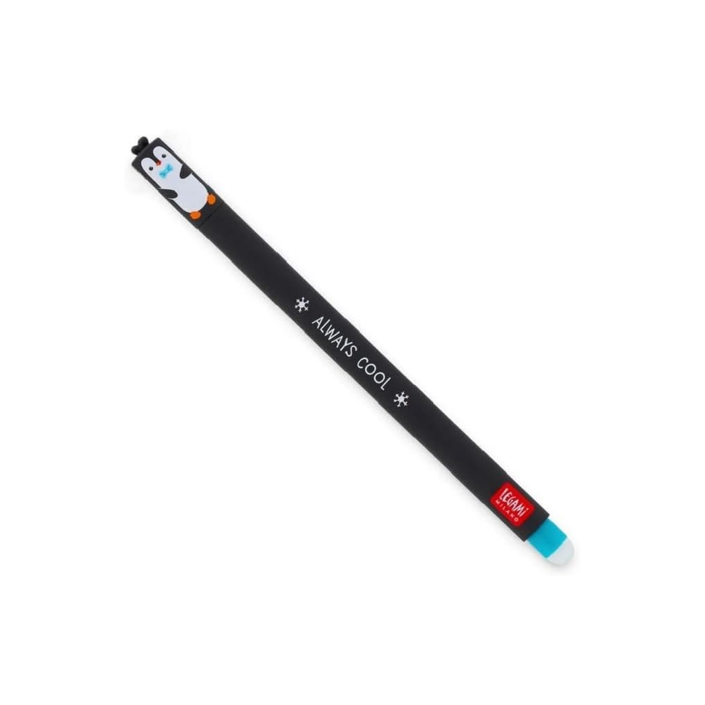 Stylo Gel Effaçable Pingouin - Legami