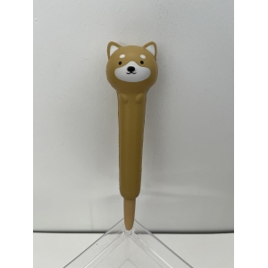 Stylo Gel Kawaii Chien Squishy - Encre Bleue