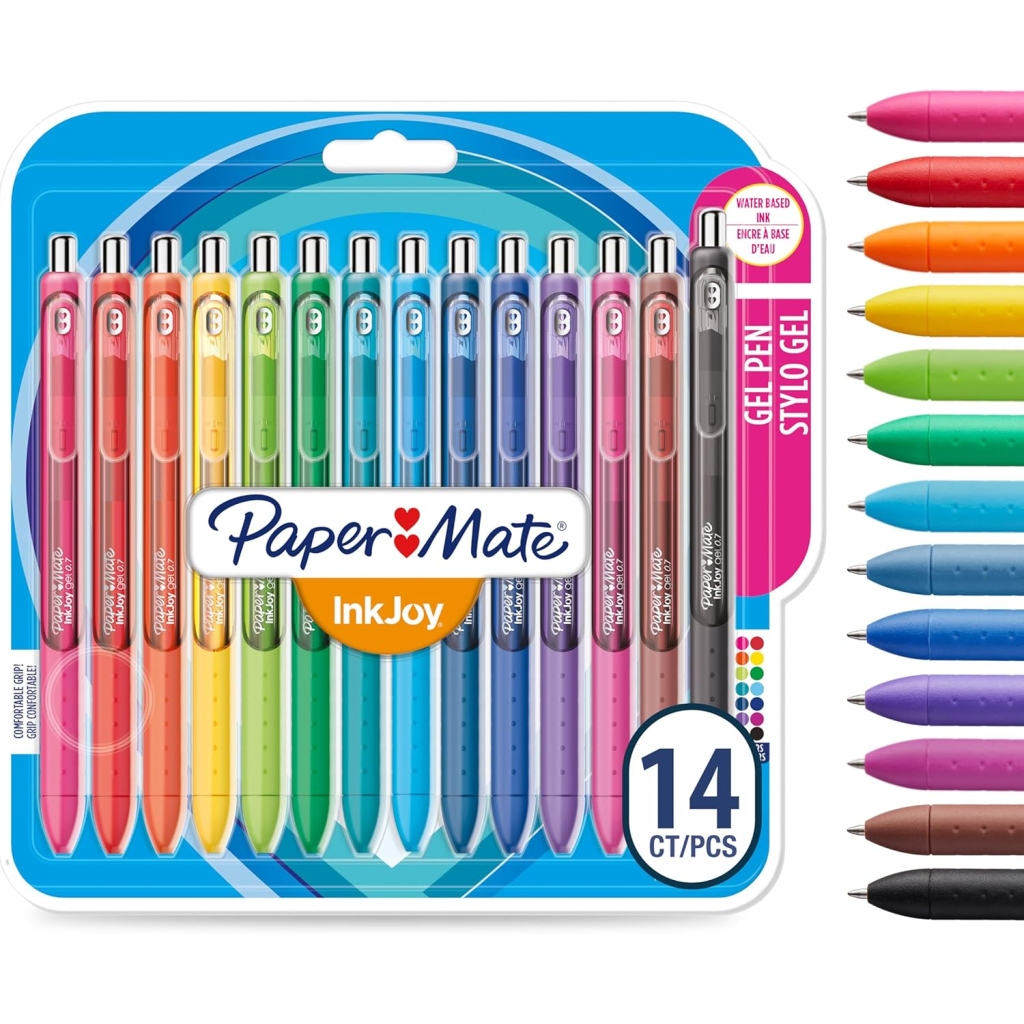 Stylo Gel Paper Mate® InkJoy® - Lot de 14 Couleurs