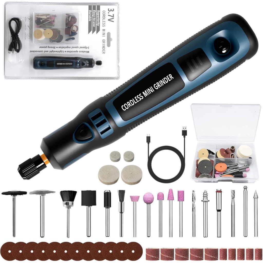 Stylo Graveur Électrique Portable USB - Kit Multifonction 50 Embouts