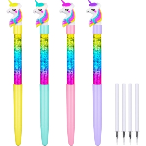 Stylo Licorne à Sable 4pcs - Kawaii