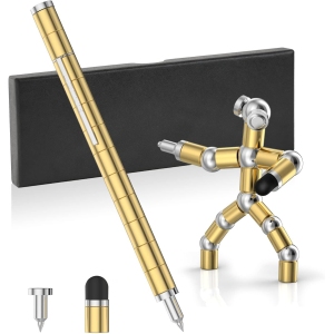 Stylo Magnétique en Or - Cadeau Drôle et Créatif