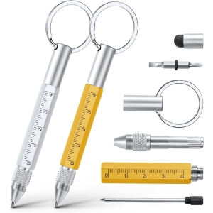 Stylo Multifonction 6 en 1 - Cadeau Homme Insolite