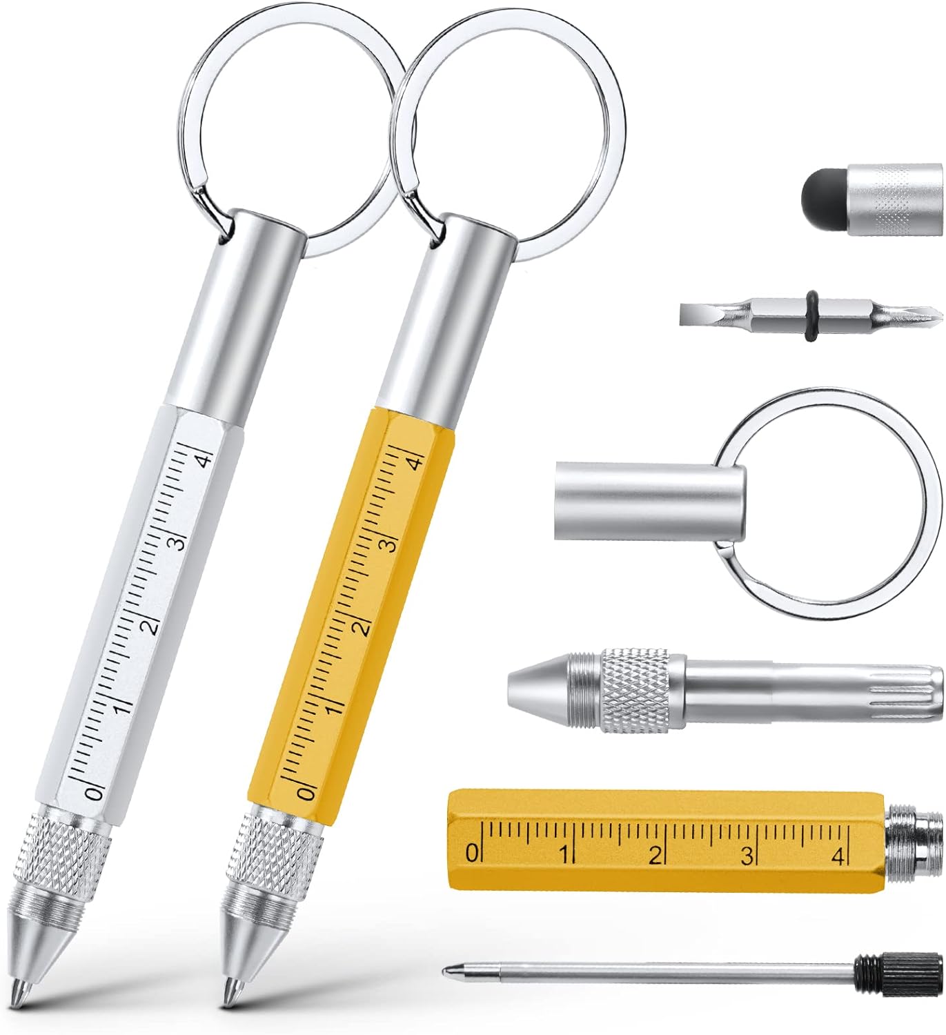 Stylo Multifonction 6 en 1 - Cadeau Homme Insolite