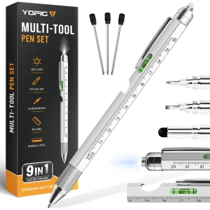 Stylo Multifonction 9 en 1 - Cadeau Original Homme