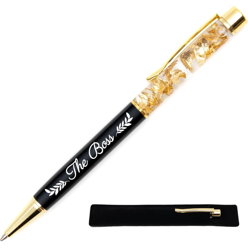 Stylo Personnalisé "The Boss" Noir avec Gravure