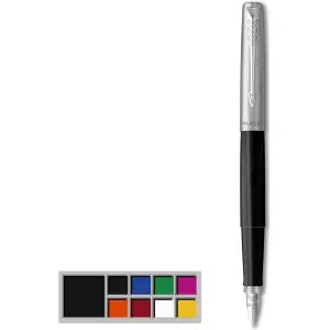Stylo Plume Parker Jotter Noir - Encre Bleue