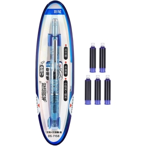 Stylo Plume Rétractable 0.38mm – Rechargeable