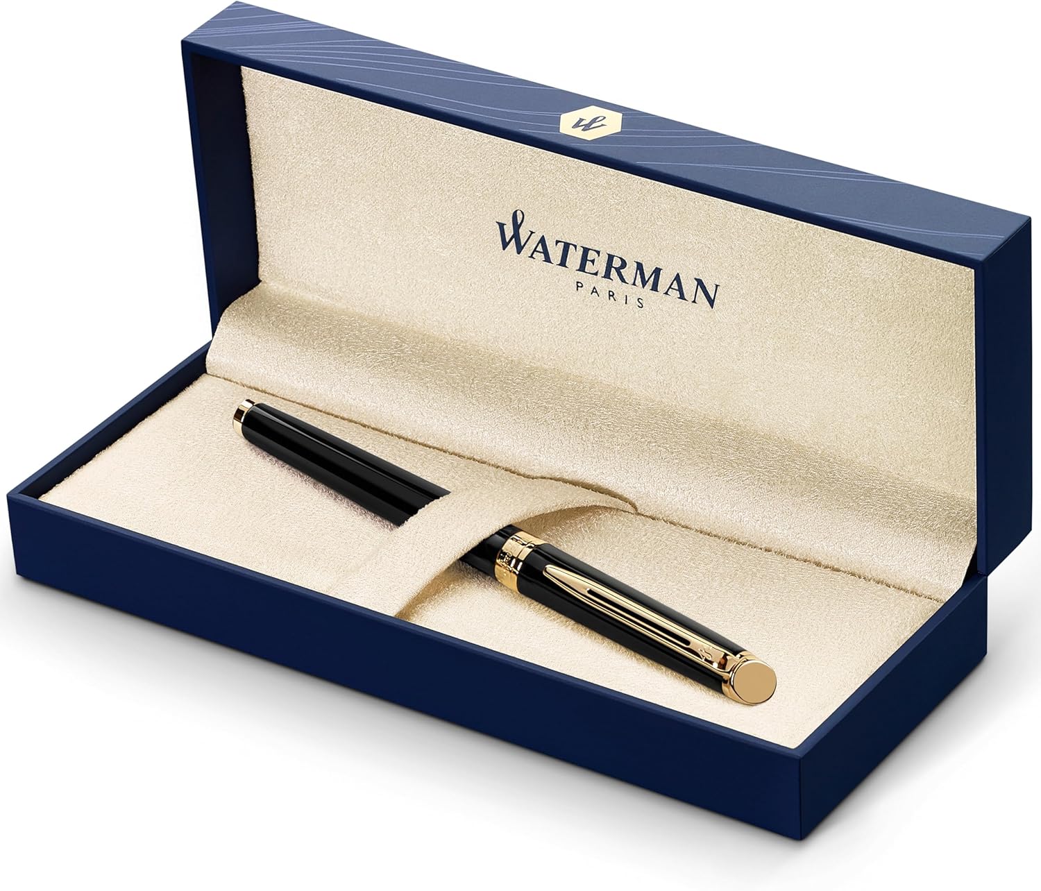 Stylo Plume Waterman Hémisphère Noir Mat 23K