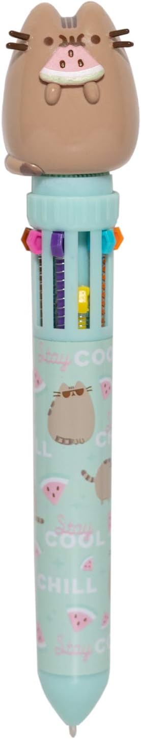 Stylo Pusheen 10 Couleurs - Cadeau Original Enfant