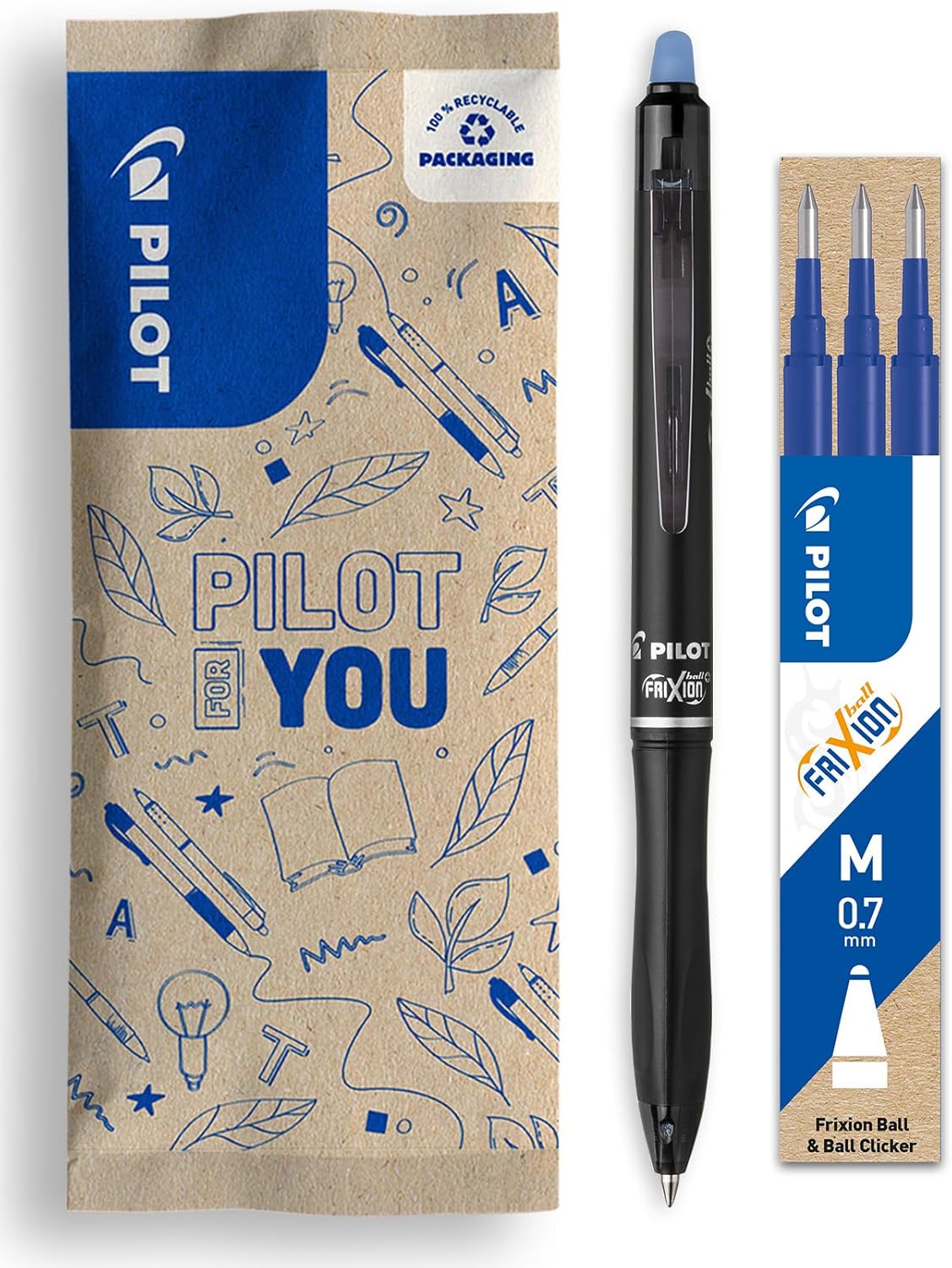 Stylo Roller Effaçable Pilote FriXion Ball 07