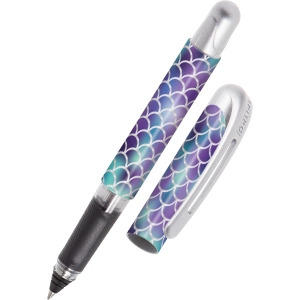 Stylo Roller Ergonomique Shiny Dreams - Rechargeable Bleu