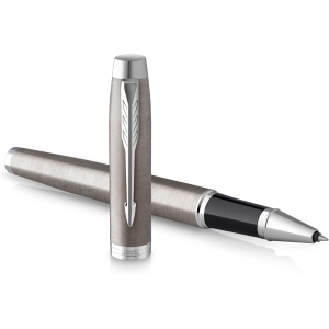 Stylo Roller Parker IM - Acier Inox, Finitions Chrome