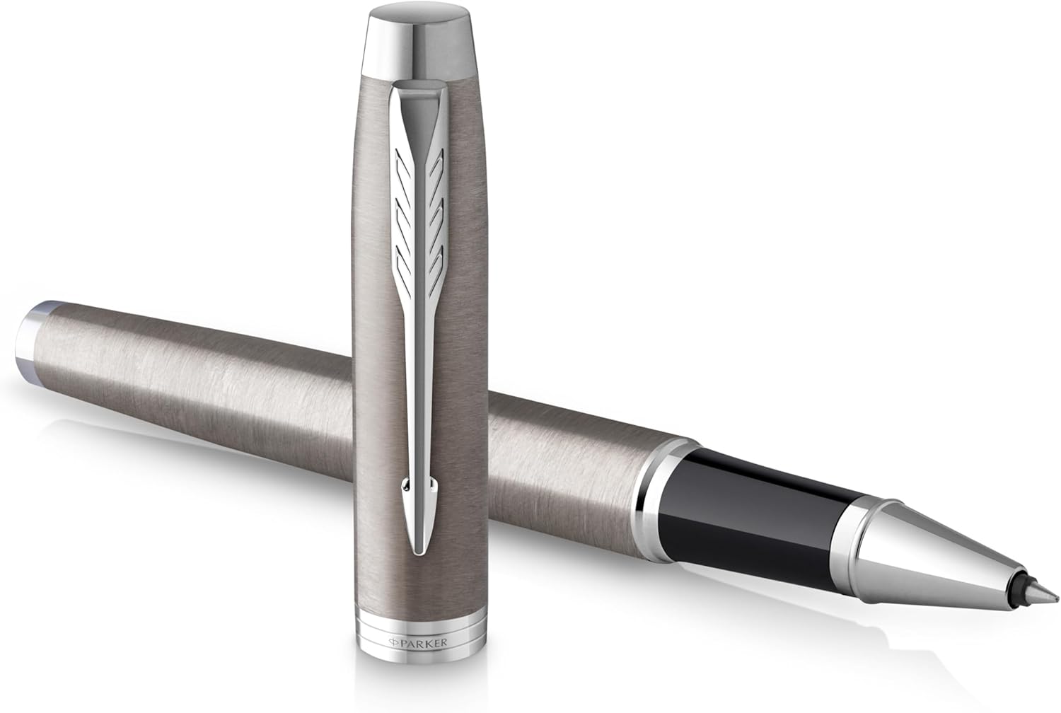 Stylo Roller Parker IM - Acier Inox, Finitions Chrome