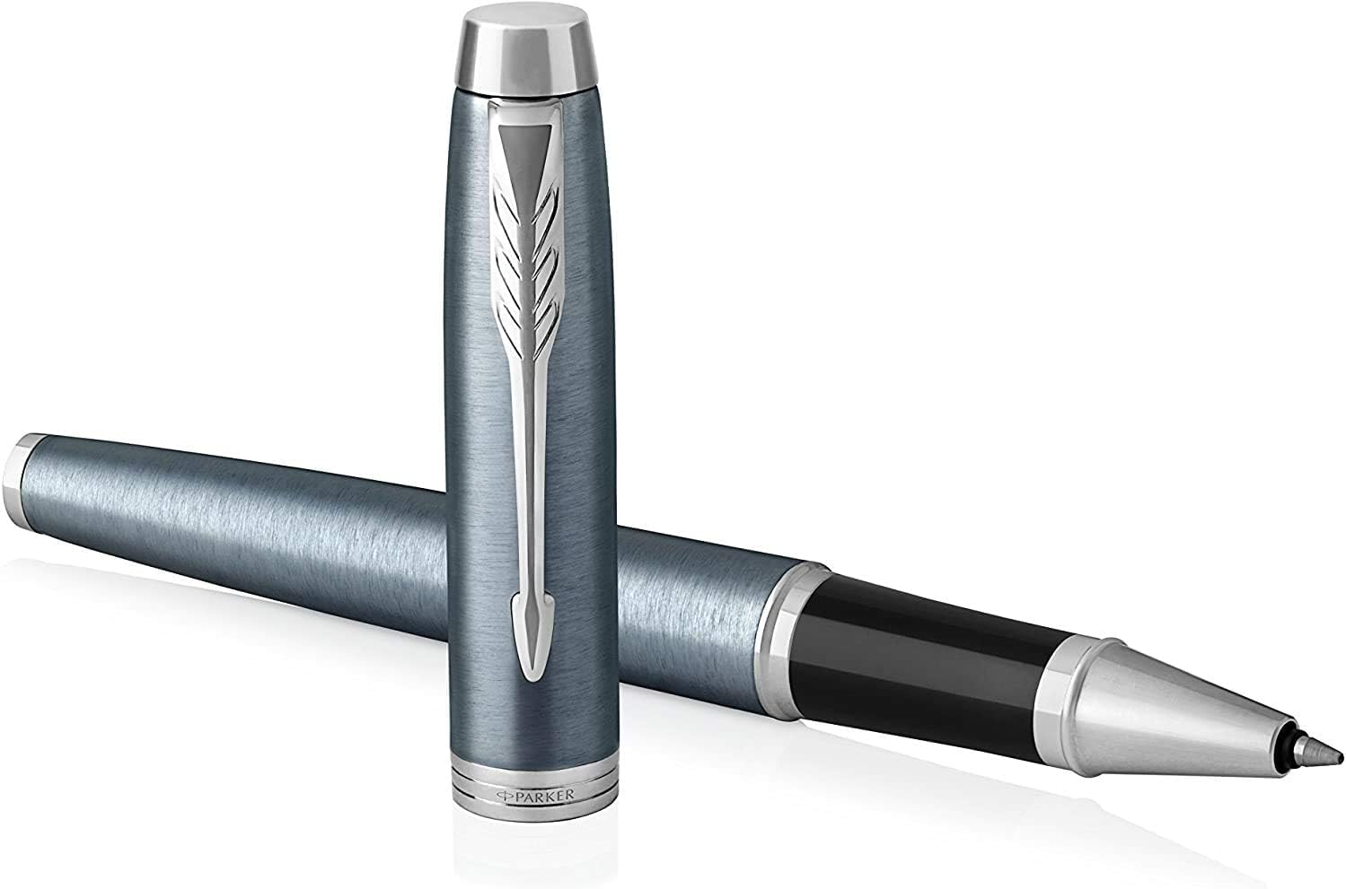 Stylo Roller Parker IM - Coffret Cadeau, Gris Bleu Clair