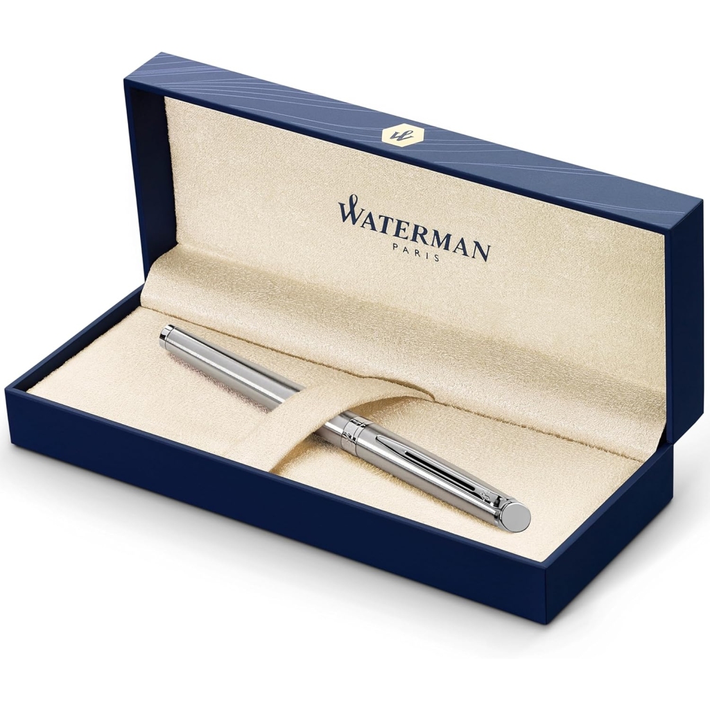 Stylo Roller Waterman Hémisphère Acier Inoxydable