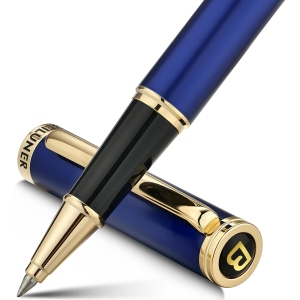 Stylo Rollerball Luxe Bleu & Or 24K