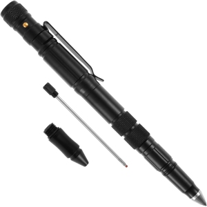 Stylo Tactique 8 en 1 avec LED - Cadeau Idéal pour Hommes