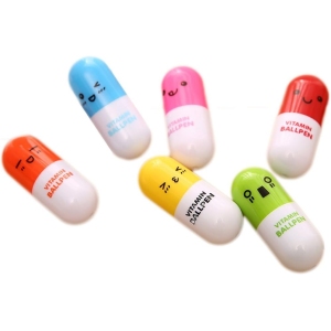 Stylo à Bille Rétractable Sourire – 6 Pcs Pour Enfants