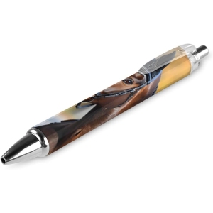 Stylo à bille fantaisie Cheval Drôle - Cadeau Noir
