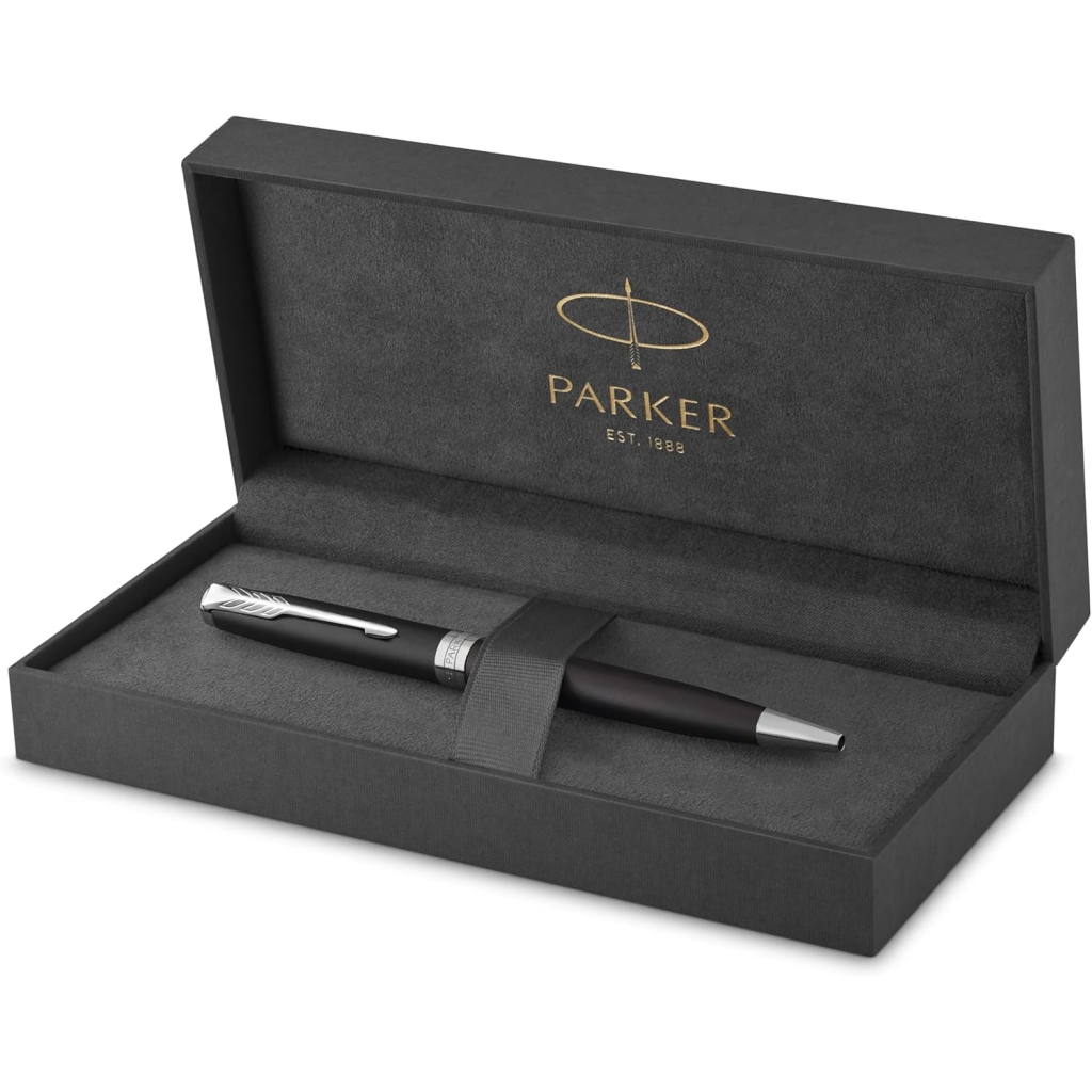 Stylo bille Parker Sonnet luxe noir mat