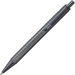 Stylo-bille Rhodia 9372C Aluminium Brossé – Titane
