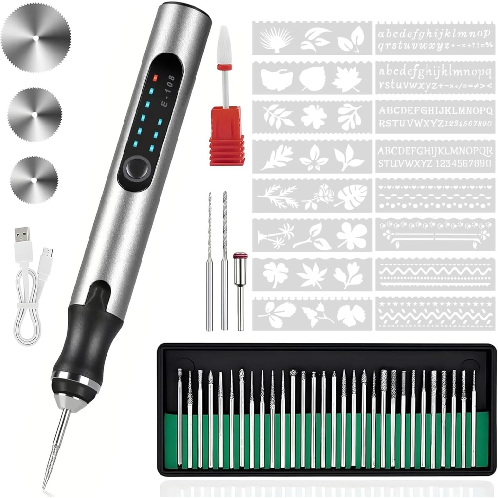 Stylo de Gravure USB 37 Bits - Sans Fil, Portable