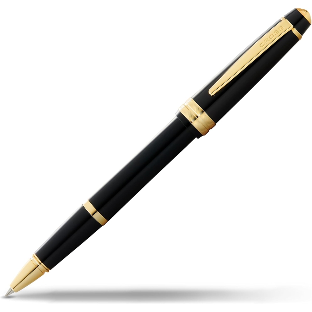 Stylo roller Cross Bailey résine noire et dorée