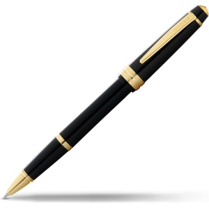 Stylo roller Cross Bailey résine noire et dorée