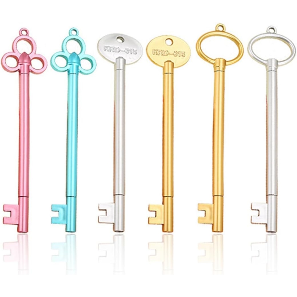 Stylos Clés Vintage Noir 0,5 mm - Idéal Cadeau Enfant